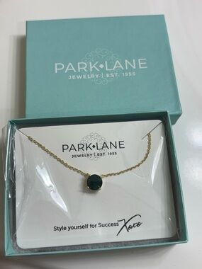 Park Lane emerald impression necklace